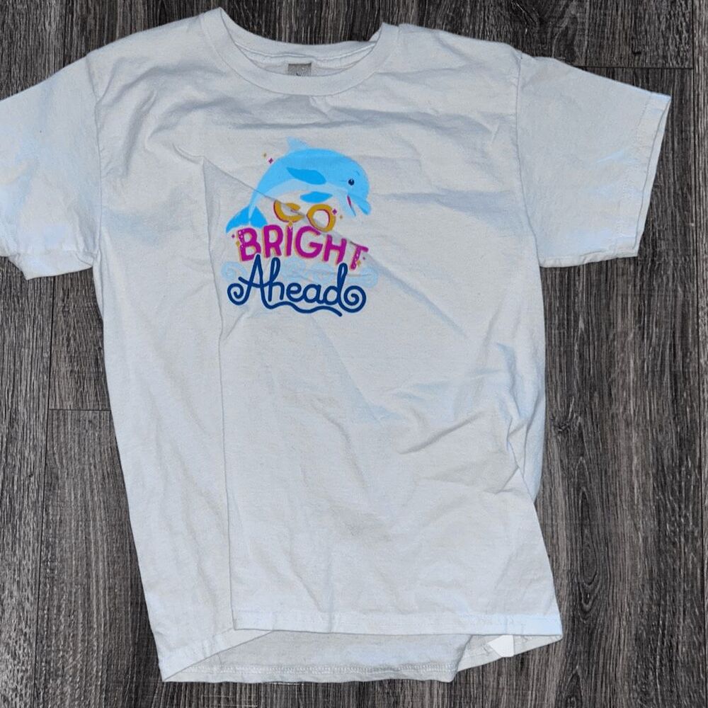Gildan Girls tshirt white size 8